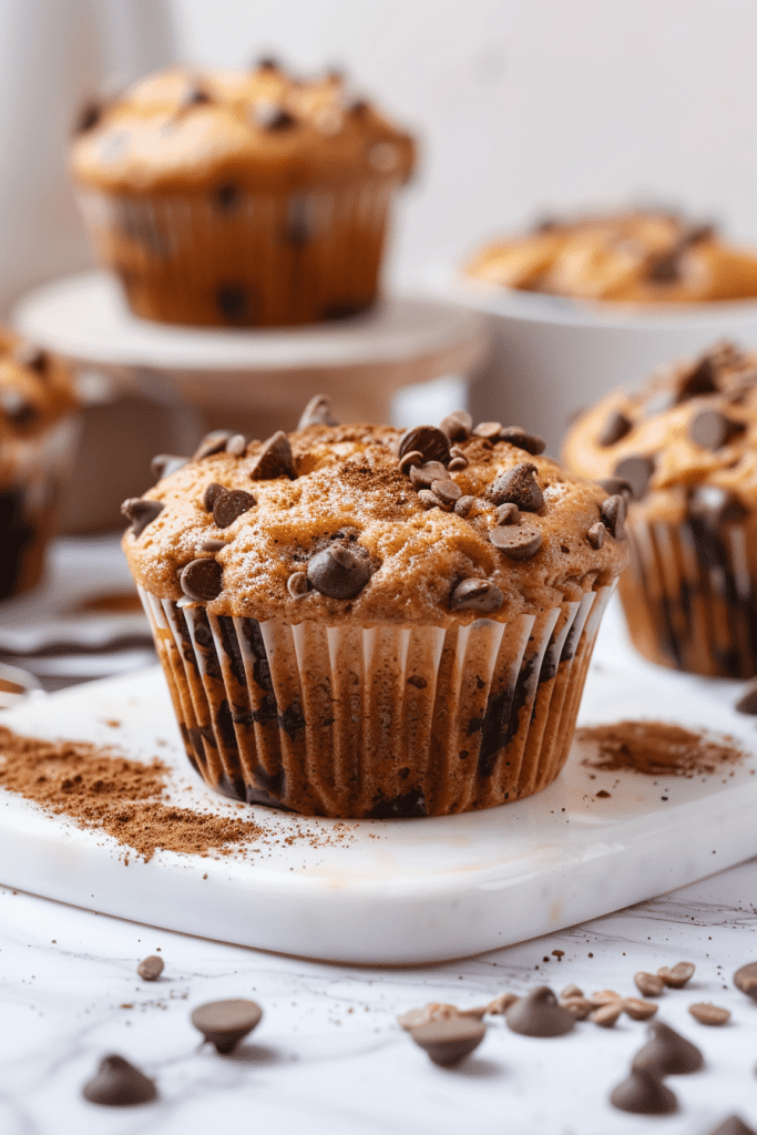 Baking Cappuccino Chocolate Chip Muffins