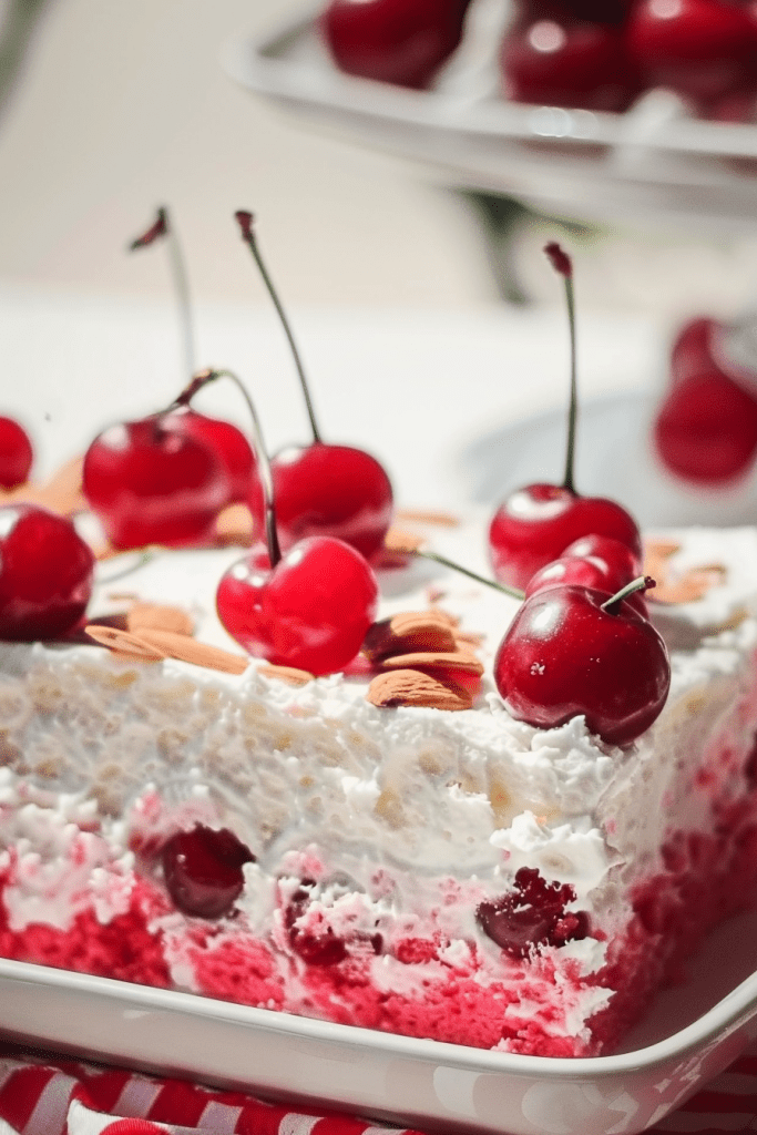 Baking Cherry Almond Poke Cake