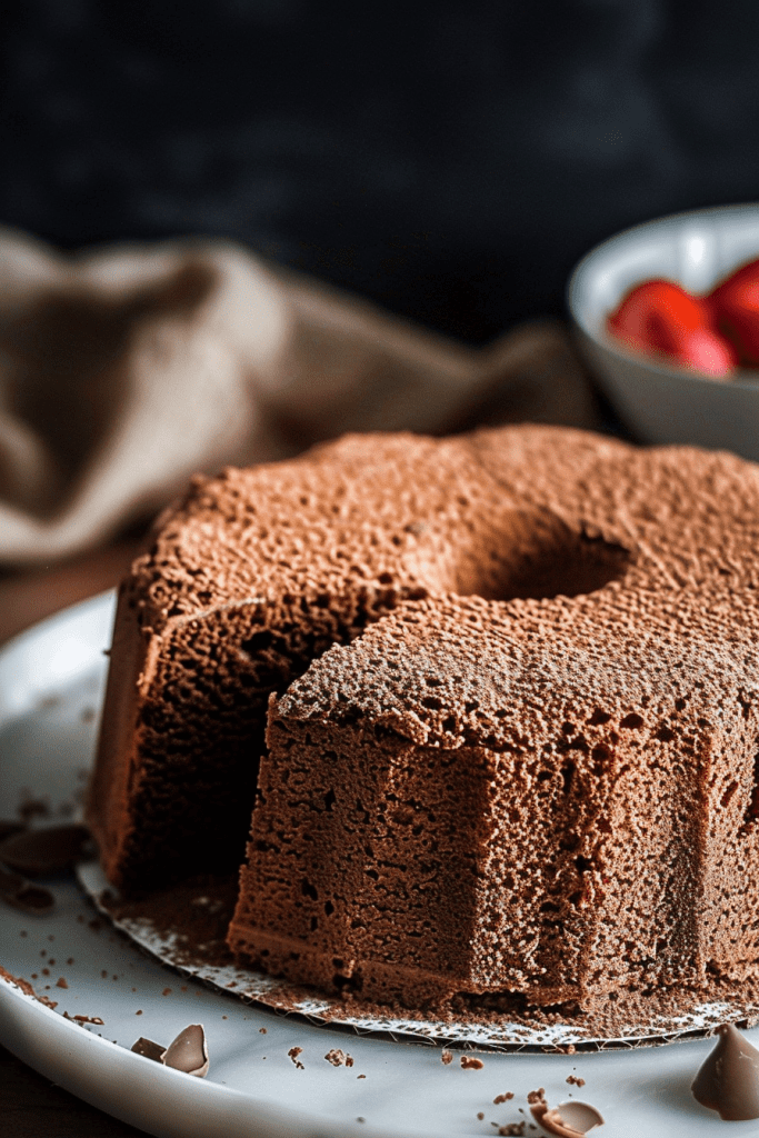 Baking Chocolate Chiffon Cake