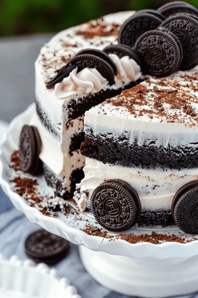 Baking Chocolate Oreo Cake