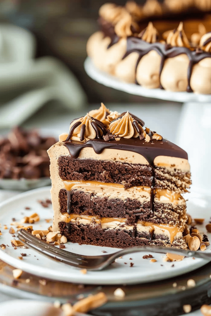 Baking Chocolate Peanut Butter Cake