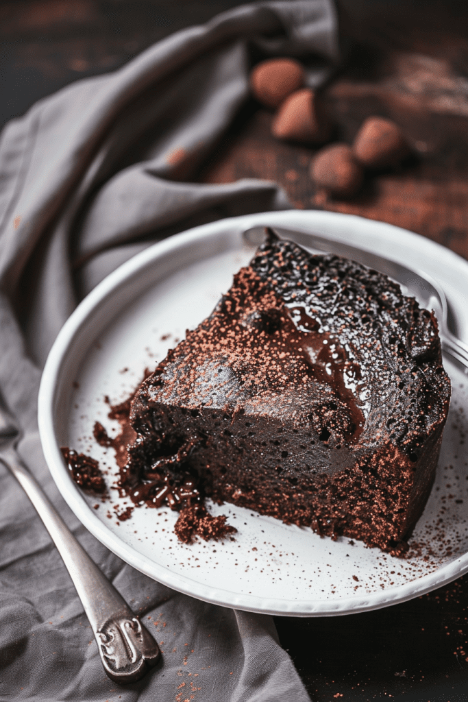 Baking Chocolate Pudding Cake