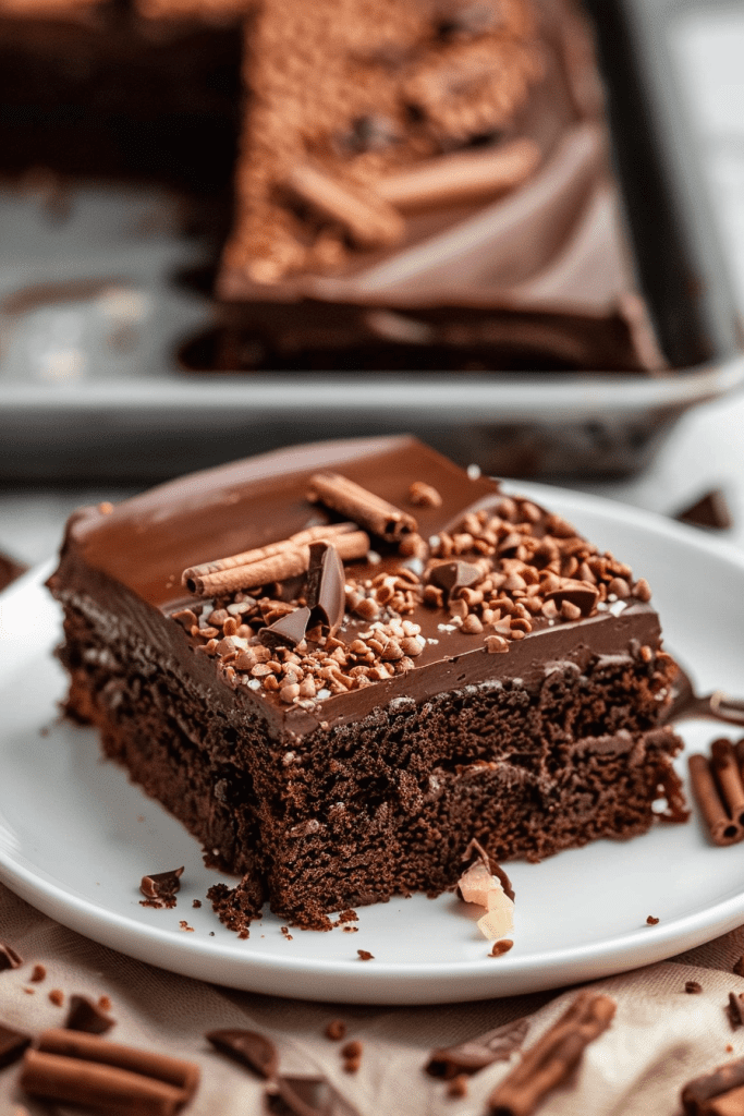 Baking Chocolate Texas Sheet Cake