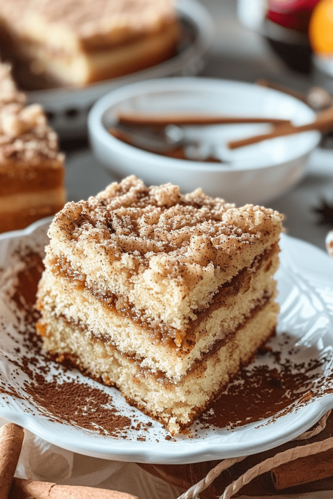 Baking Cinnamon Coffee Cake