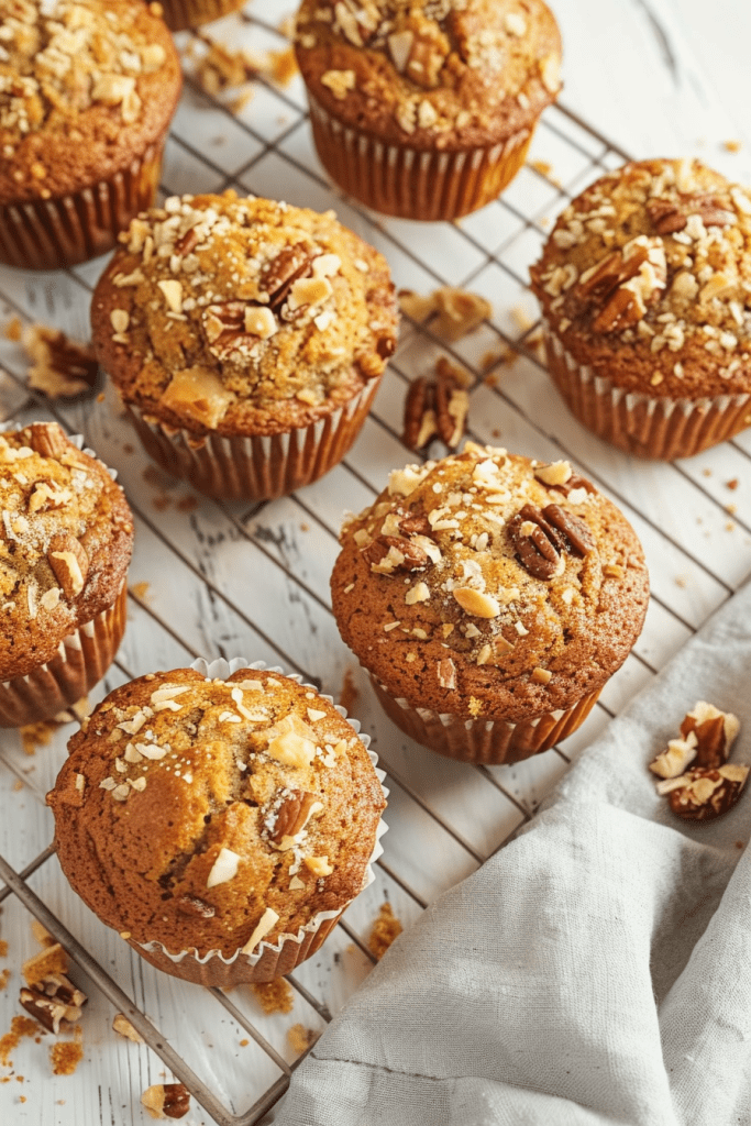 Baking Date Nut Muffins