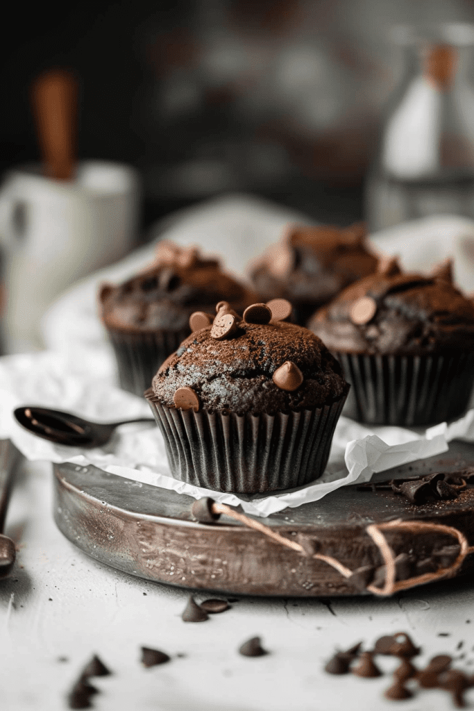 Baking Healthy Chocolate Muffins