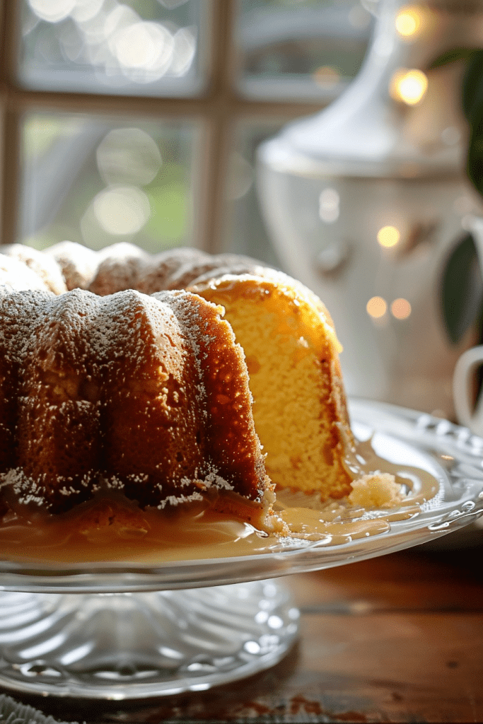 Baking Kentucky Butter Cake