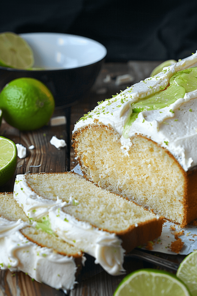 Baking Key Lime Pound Cake