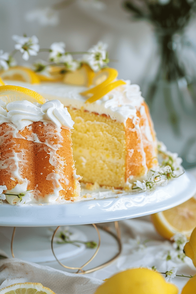 Baking Lemon Angel Food Cake