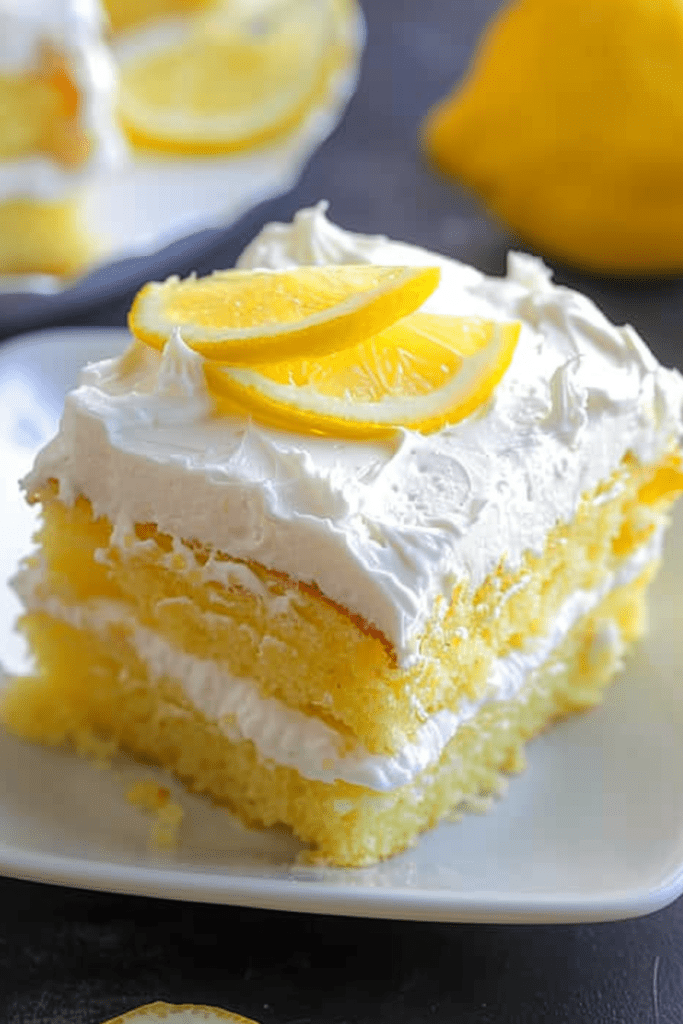 Baking Lemon Poke Cake