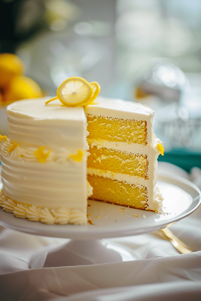 Baking Lemon Velvet Cake