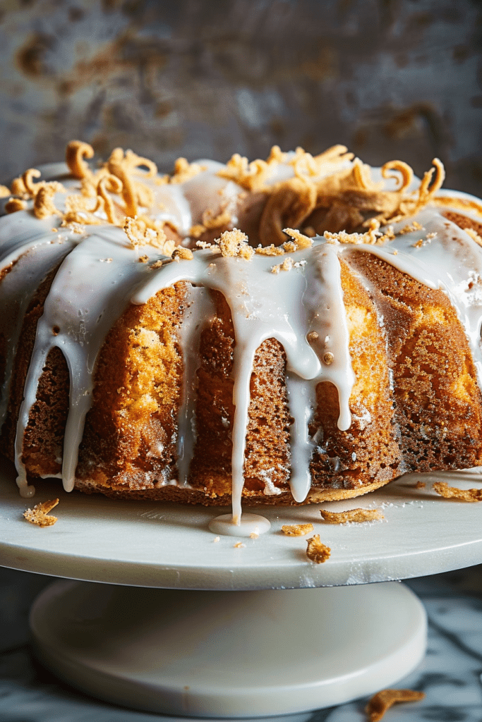 Baking Louisiana Crunch Cake