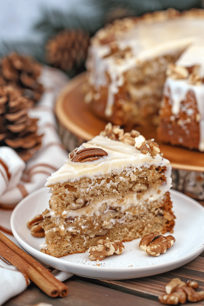 Baking Maple Walnut Coffee Cake