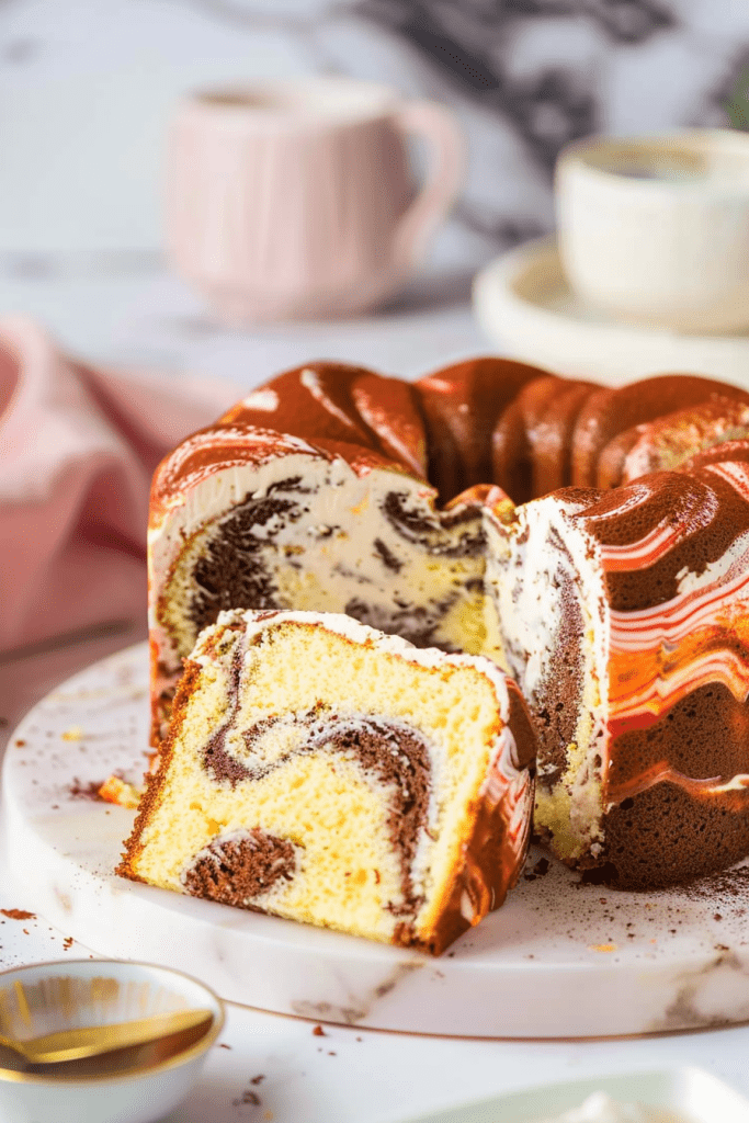 Baking Marble Chiffon Cake