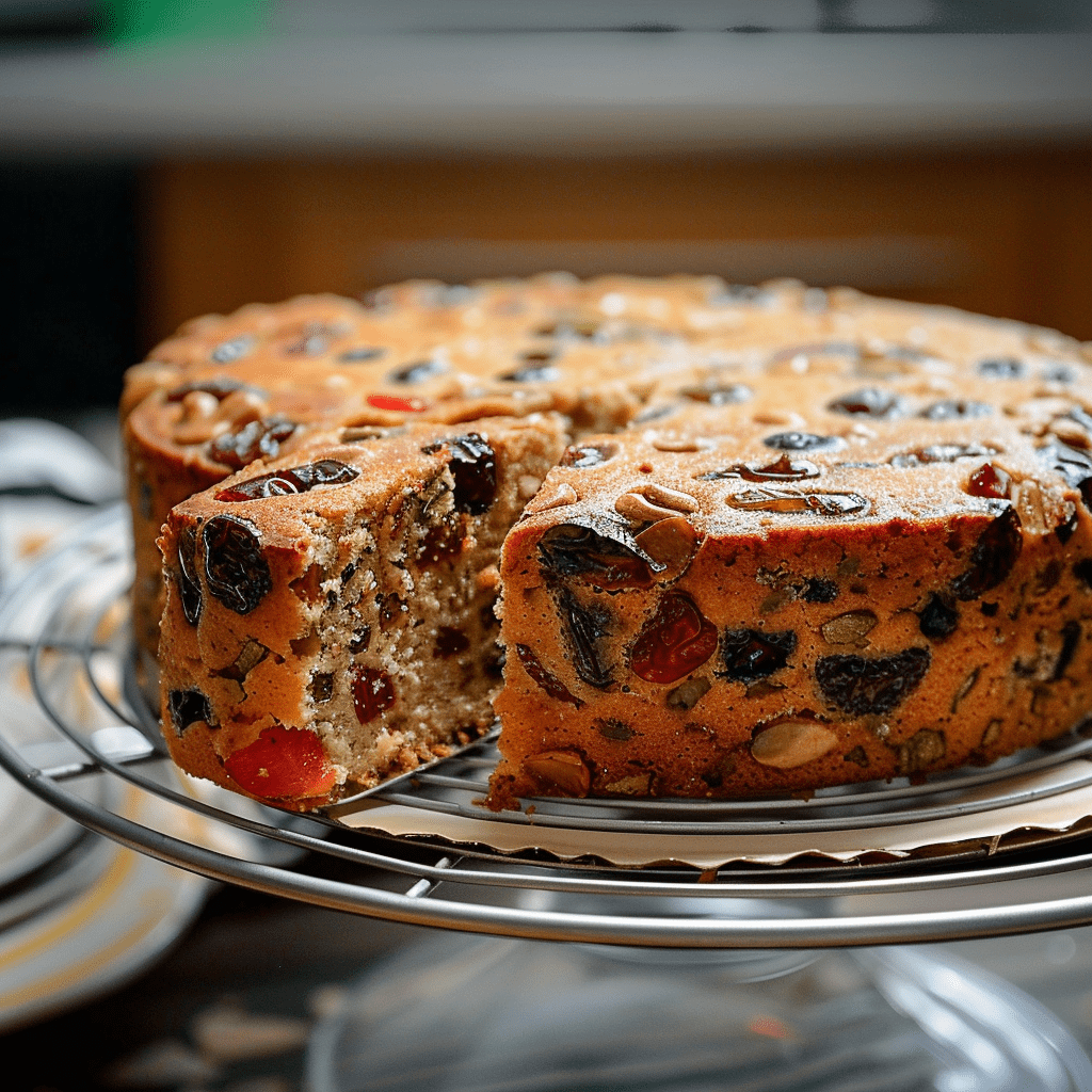 Baking Old Fashioned Fruit Cake