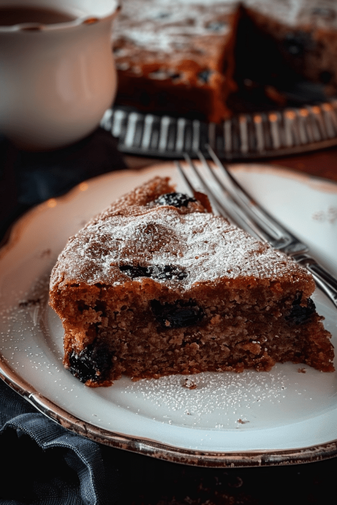 Baking Old Fashioned Prune Cake