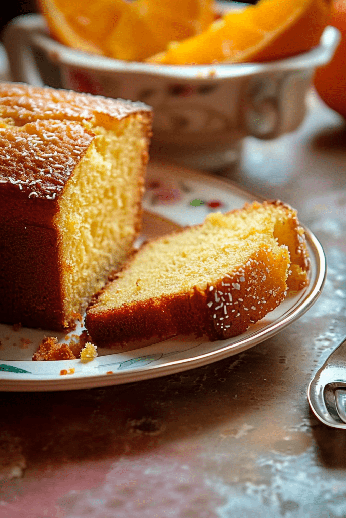 Baking Orange Pound Cake