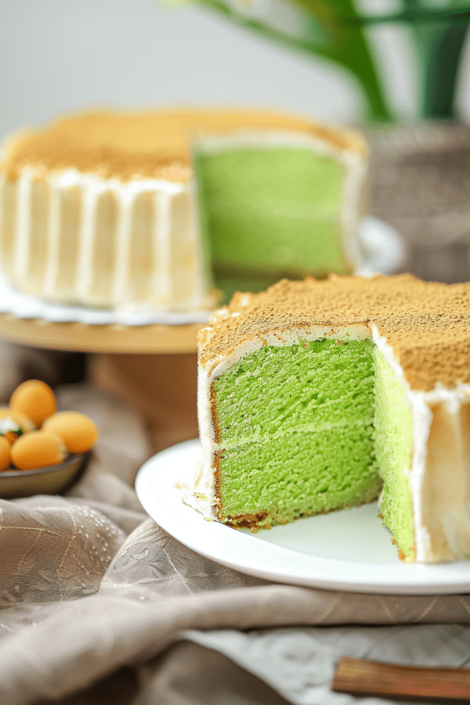 Baking Pandan Chiffon Cake