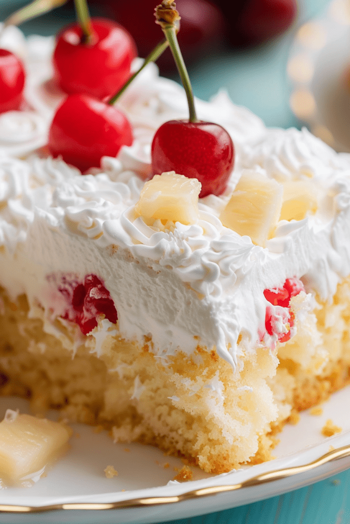 Baking Piña Colada Poke Cake