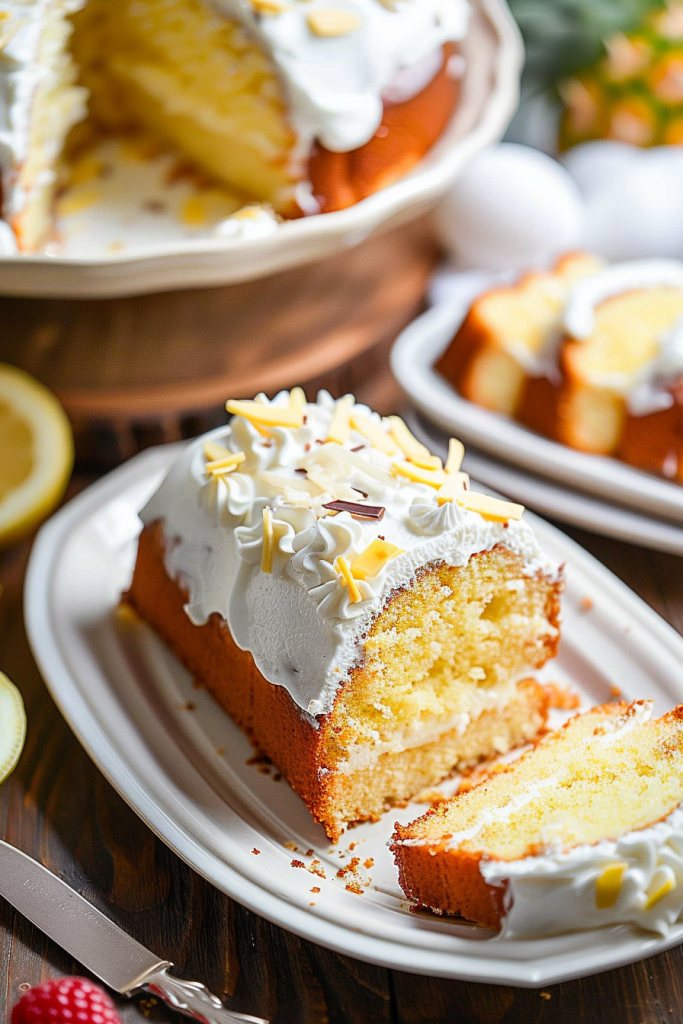 Baking Pina Colada Pound Cake