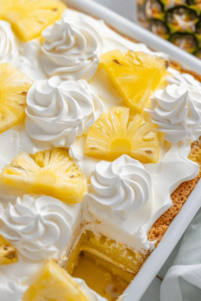 Baking Pineapple Poke Cake