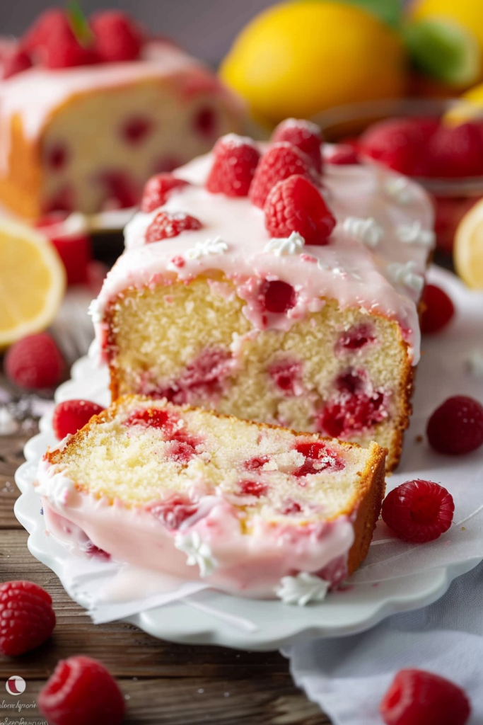 Baking Raspberry Lemonade Pound Cake