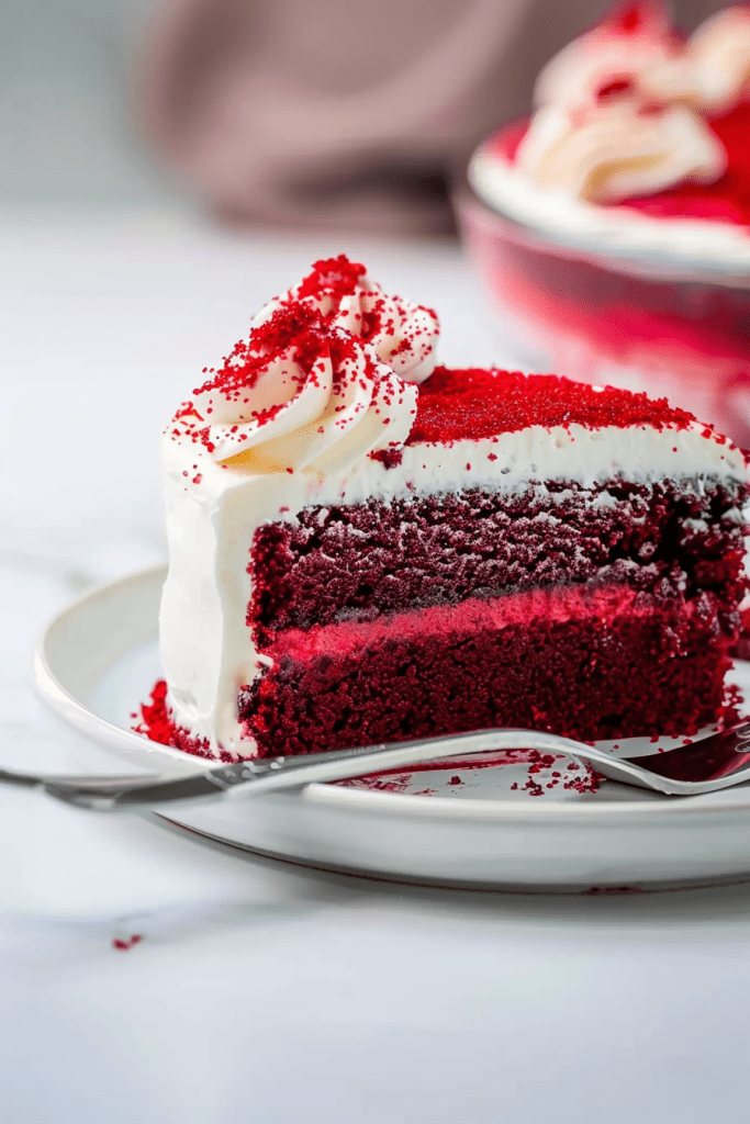 Baking Red Velvet Poke Cake