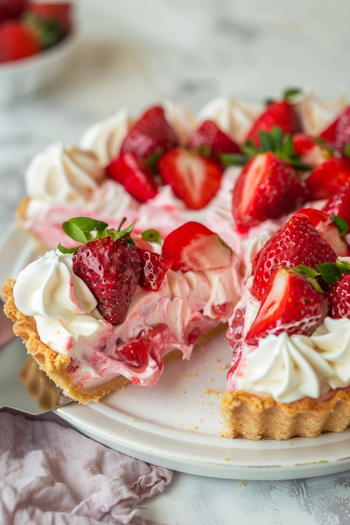 Baking Strawberry Cream Cheese Pie