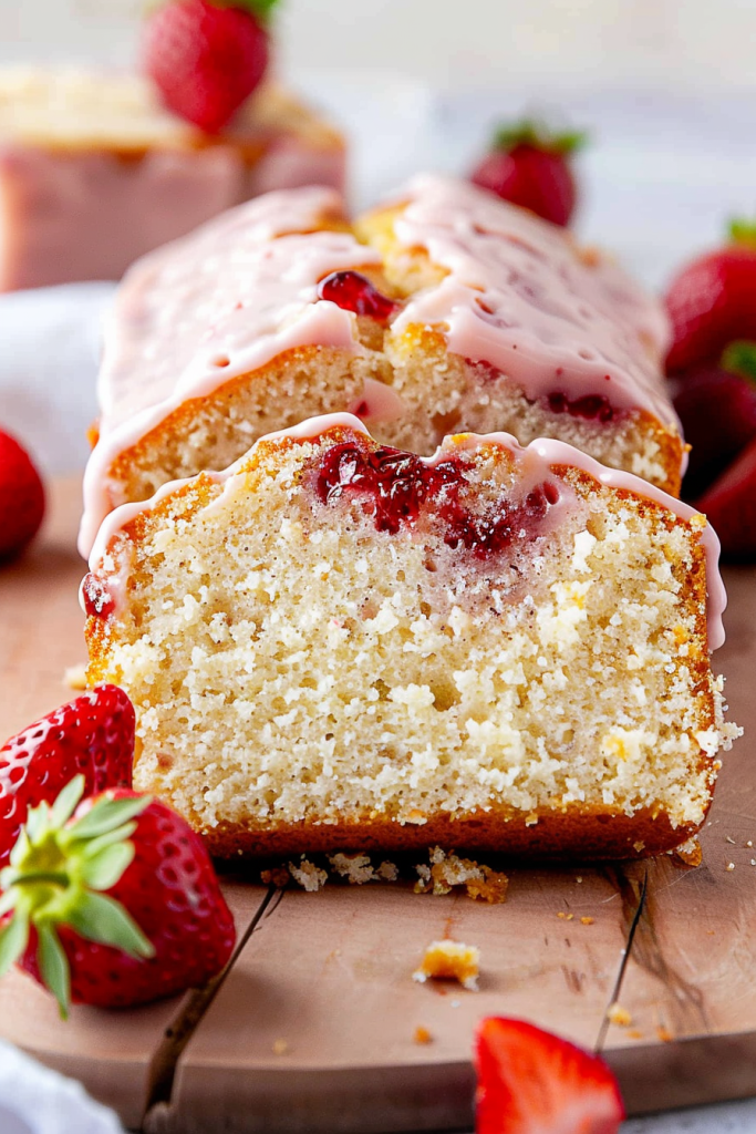 Baking Strawberry Jam Pound Cake