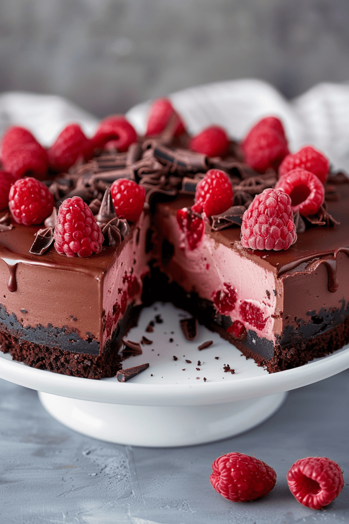 Baking Tips and Tricks Chocolate Raspberry Cheesecake