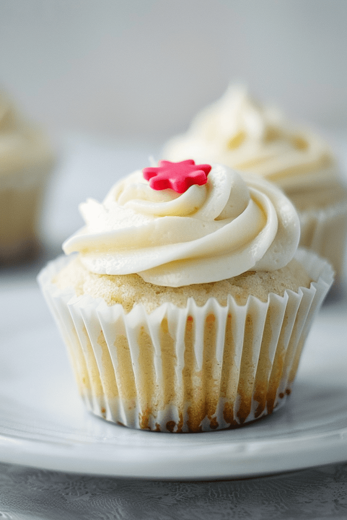 Baking Vanilla Bean White Velvet Cupcakes with Buttercream