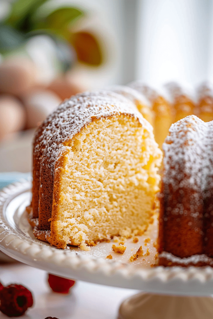 Baking Vanilla Pound Cake