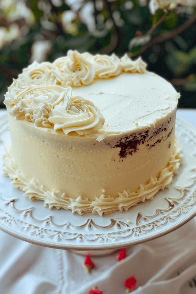 Baking Vanilla Velvet Cake