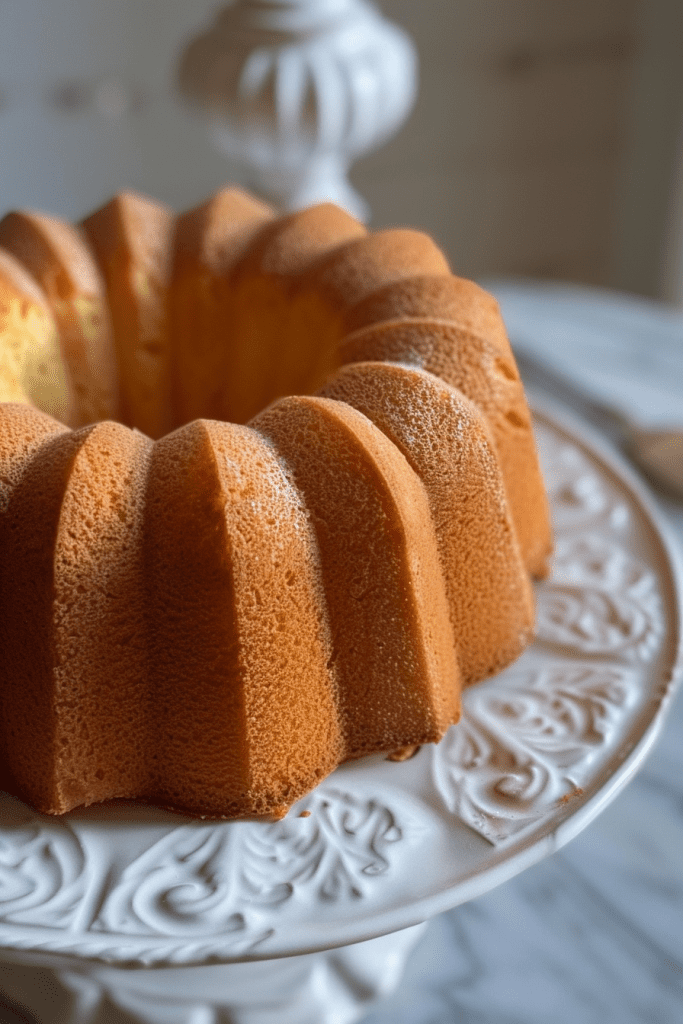 Baking the Pound Cake