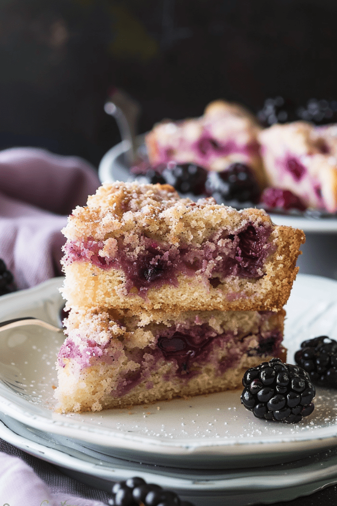 Blackberry Swirl Coffee Cake