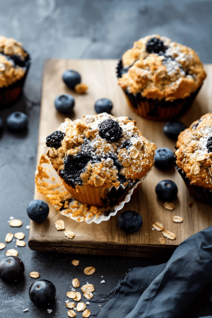 Blueberry Oatmeal Muffin