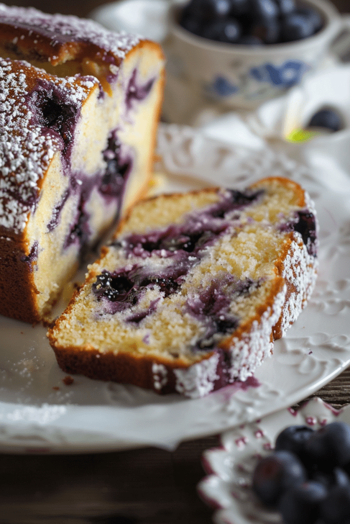 Blueberry Pound Cake