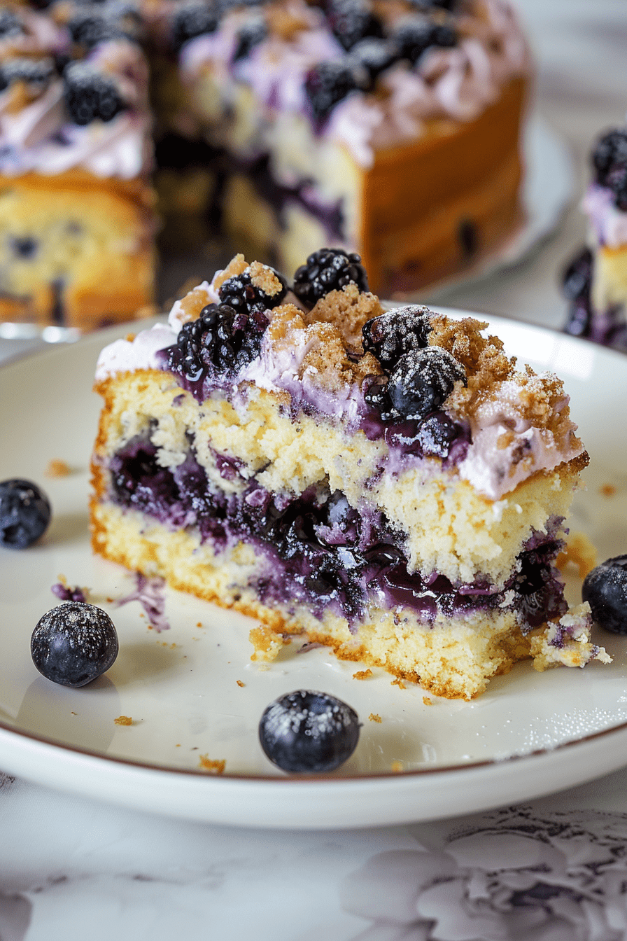 Blueberry Sour Cream Coffee Cake Recipe