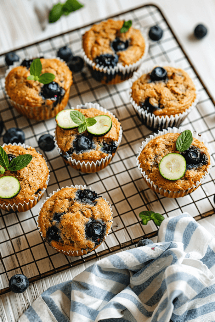 Blueberry Zucchini Muffins