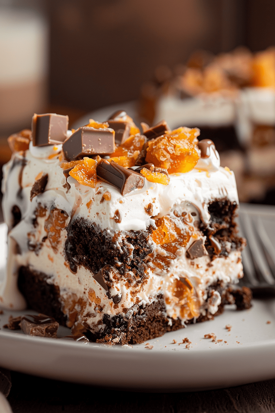 Butterfinger Poke Cake Recipes