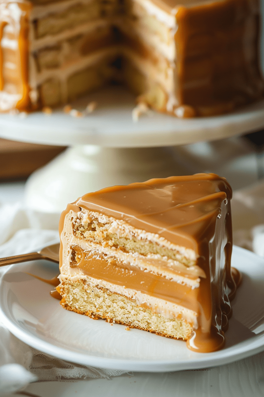 Caramel Cake with Caramel Icing Recipe