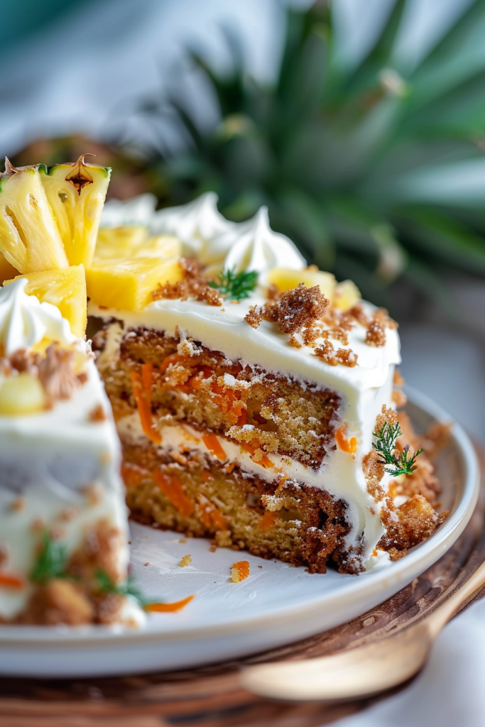 Carrot Pineapple Cake Recipe