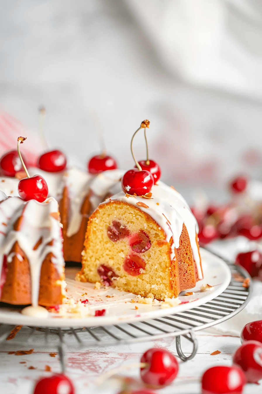 Cherry Almond Bundt Cake Recipes