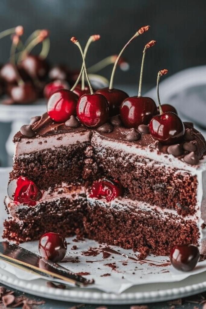 Chocolate Cherry Cake