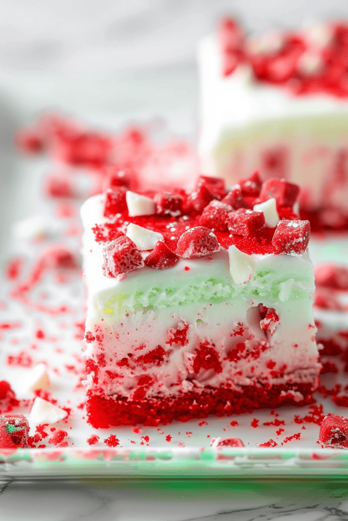 Christmas Red Velvet Poke Cake