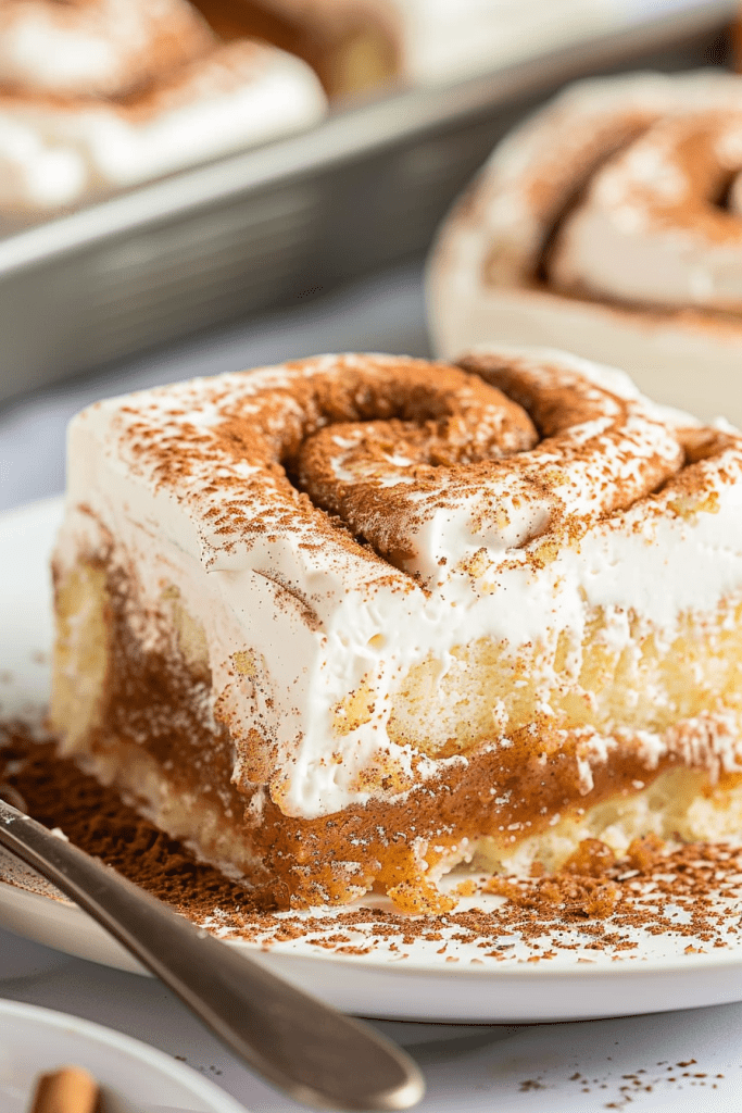 Cinnamon Roll Poke Cake Recipes