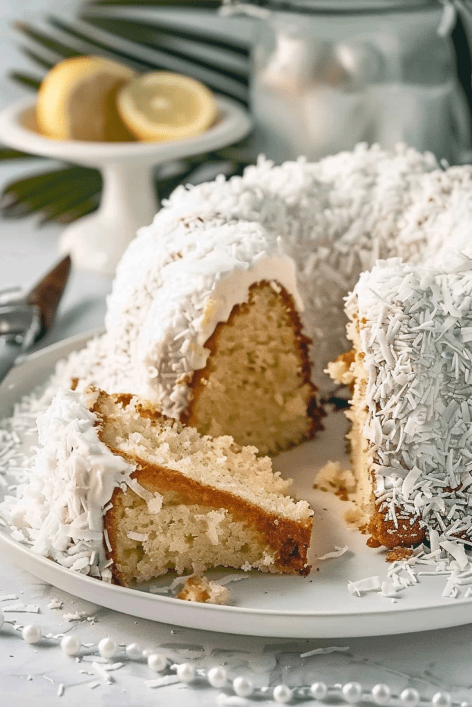 Coconut Lemon Bundt Cake Recipe