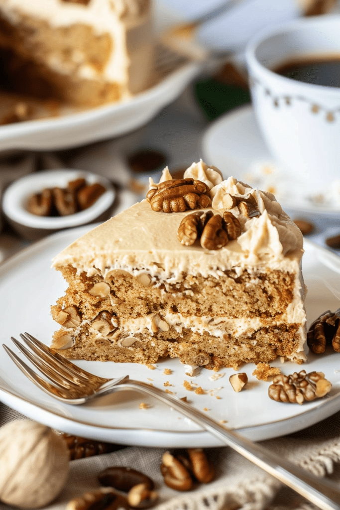 Coffee and Walnut Cake