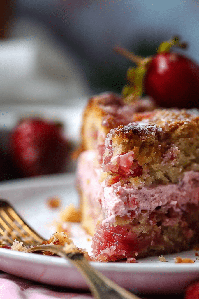 Cooking Oma's Rhubarb Cake