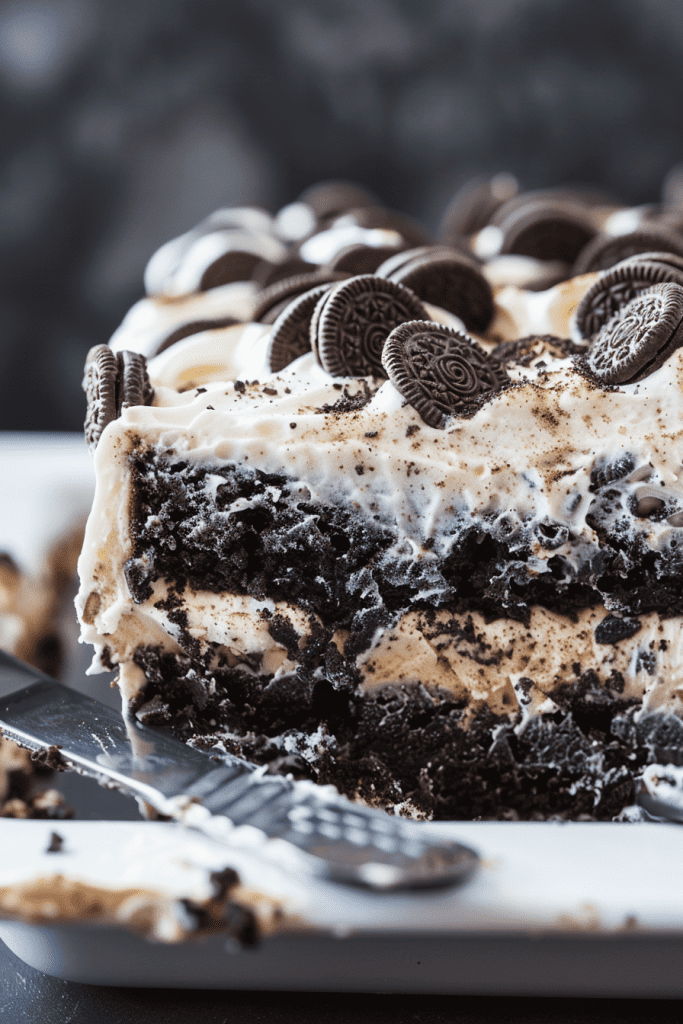 Cooking Oreo Earthquake Cake